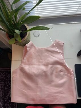 H&M Light Pink Satin Top
